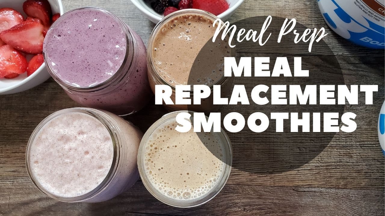 Meal Replacement Shakes Weight Loss Recipes  Healthy Protein Smoothies