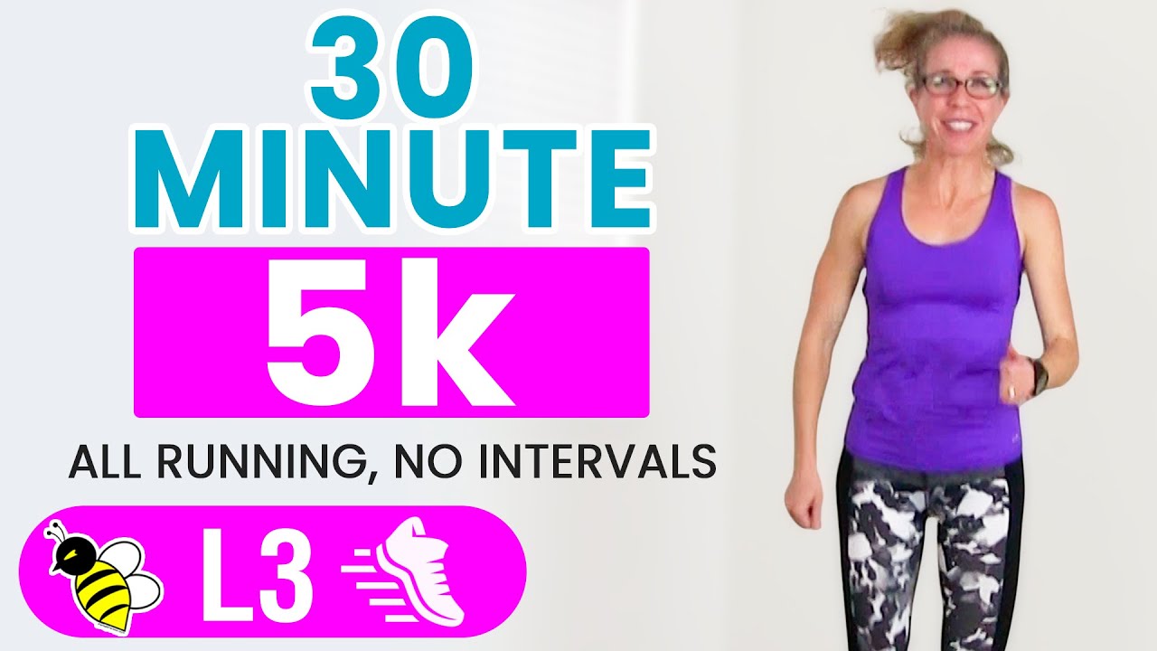 30 Minute 5k | 3.1 Mile INDOOR RUNNING Workout | Learn to RUN with Pahla B