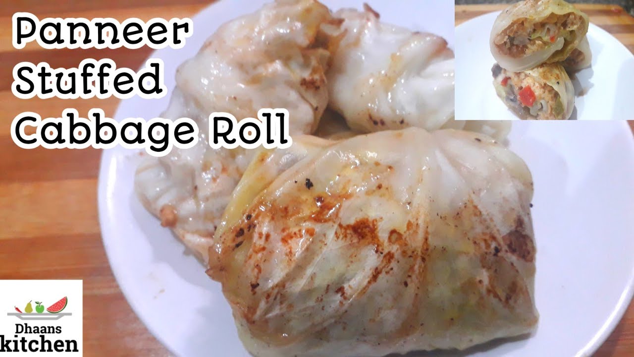 paneer stuffed cabbage rolls recipe | Paleo Diet paneer Recipes| #shorts | Dhaans kitchen