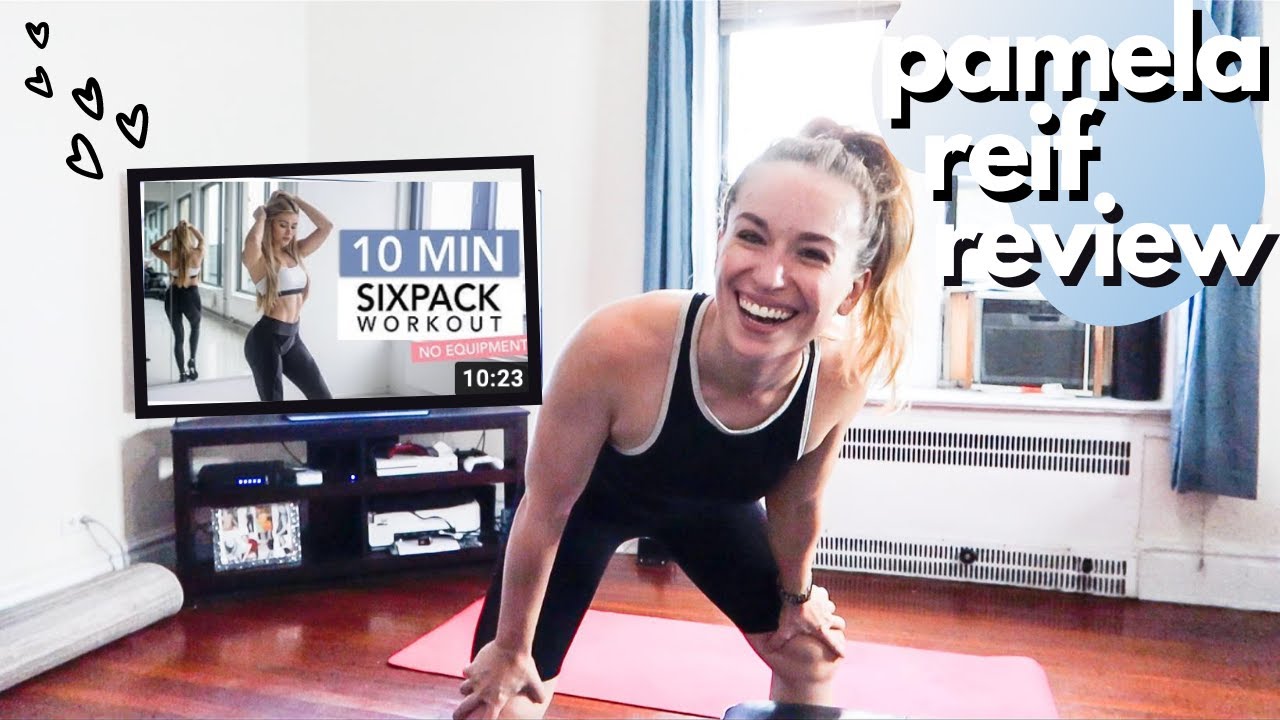 I tried pamela reif’s workouts and MY ABS ARE BURNING | at home workout review