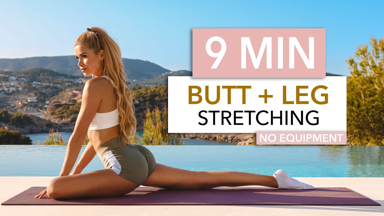 9 MIN BUTT + LEG STRETCH - for everyone training booty & legs regularly I Pamela Reif