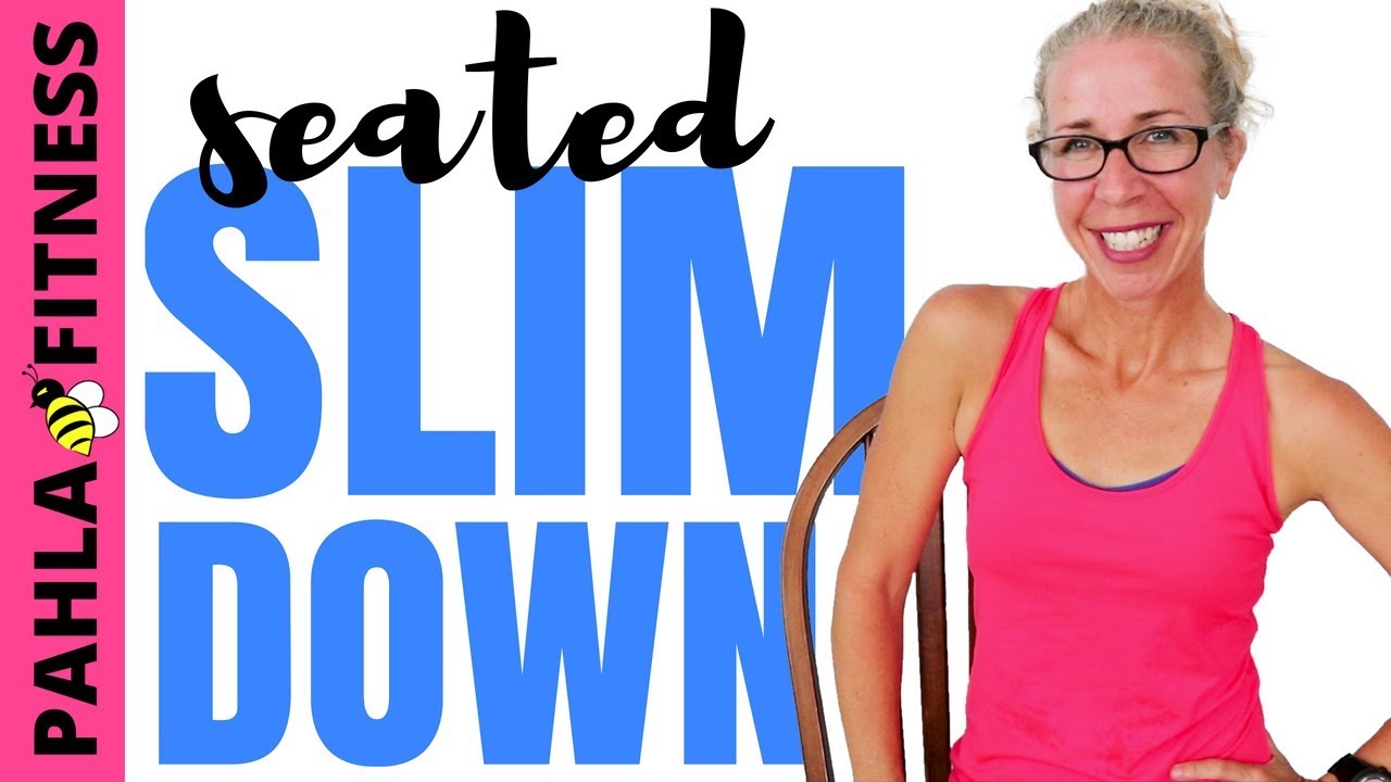 SEATED SLIMDOWN | 20 Minute Full Body CARDIO + STRENGTH Workout, No Equipment Needed