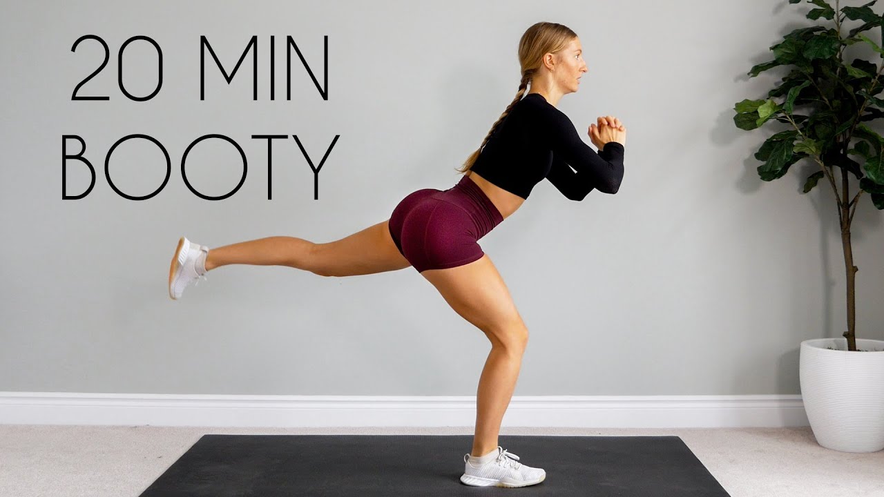 TONED LEGS & ROUND BOOTY At Home Workout (No Equipment)