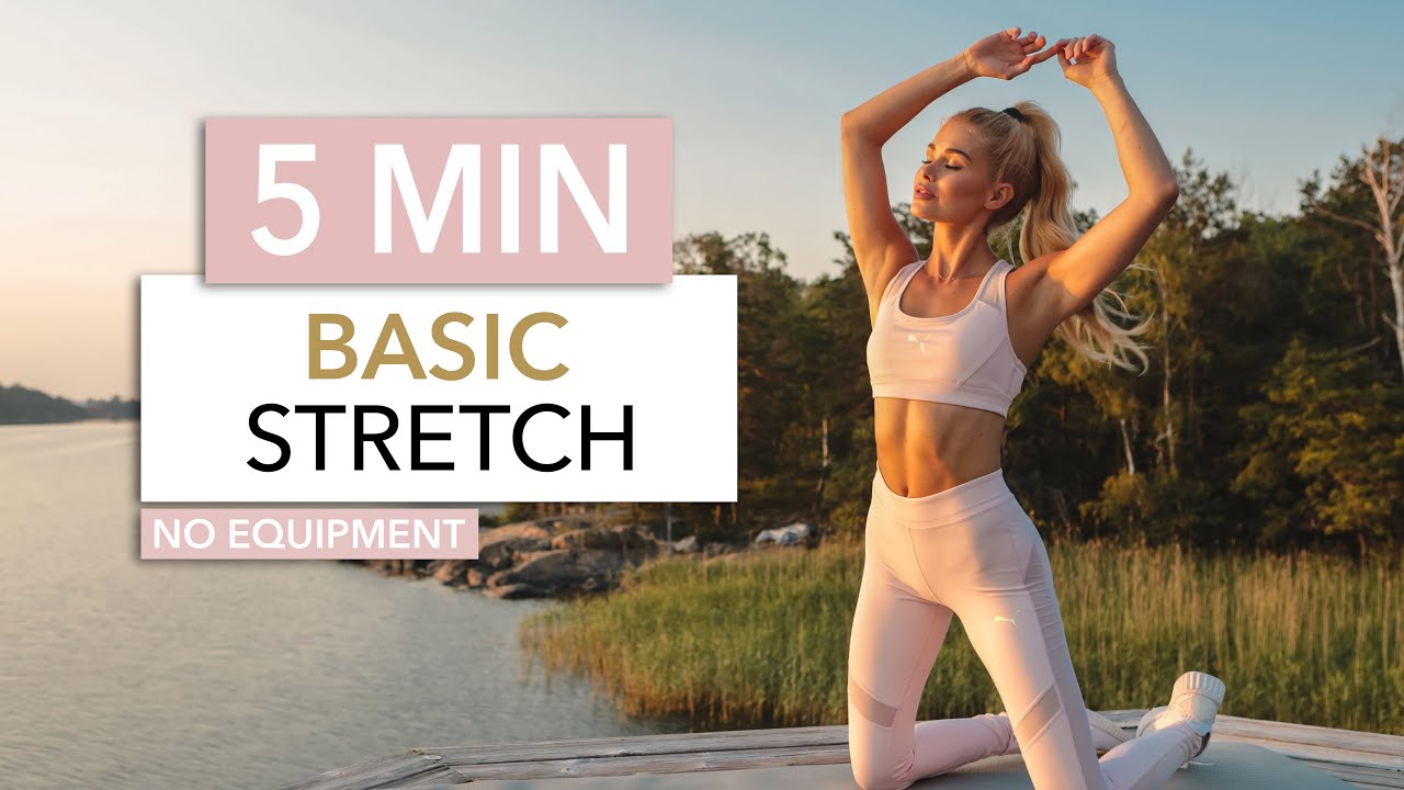 5 MIN BASIC STRETCH - short & sweet for every day / Classic Exercises I Pamela Reif