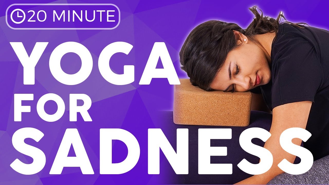 20 minute CALMING Yoga for Sadness & Depression
