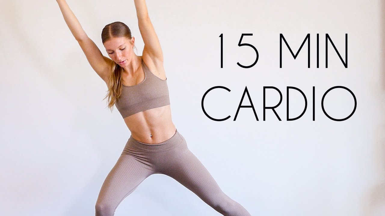 15 MIN BEGINNER CARDIO Workout (At Home No Equipment)