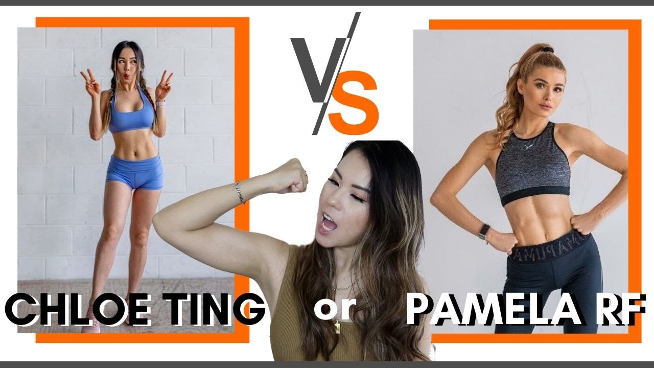 Chloe Ting vs Pamela Reif Review| Who to Choose? Workout and Results |AlisonHa