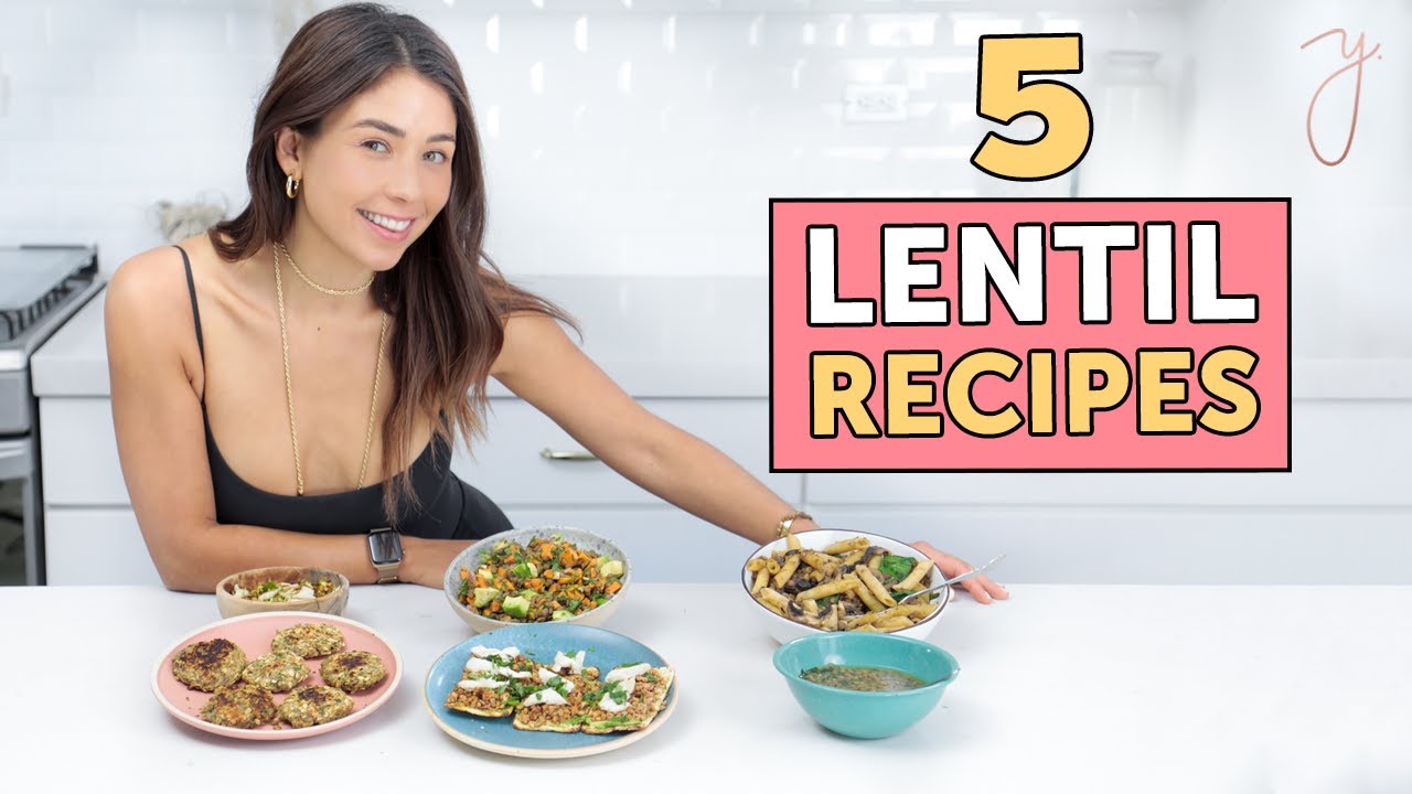 5 LENTIL RECIPES for Weight loss I Plant-based, Easy & Healthy!