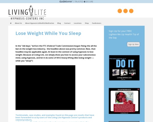 Living Lite Hypnosis Express Weight Loss System