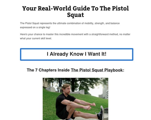 Pistol Squat Playbook – Zack Henderson Training